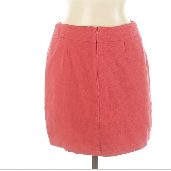 MOSSIMO Coral Red Pink Y2K Mini Skirt 10 - Picture 3 of 13